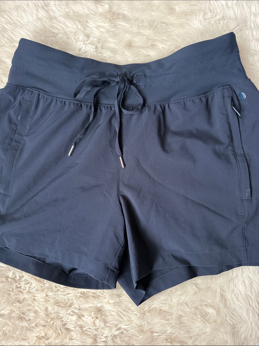 CALIA by Carrie Underwood Navy Athletic Shorts 4”